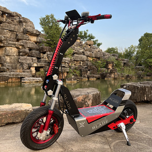 Trottinette électrique tout-terrain Blade 72V 4000W avec moteur sans balais, batterie au lithium, pour adultes, étanche, contrôle par application - Product Image 3