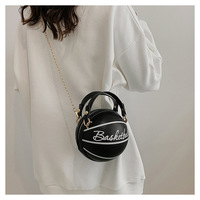 Sac de basket en PU personnalisé avec chaîne, fermeture éclair, texturé, minimaliste, pour femme, à porter à l'épaule