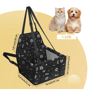 เบาะนั่งในรถสำหรับสุนัขขนาดใหญ่แบบพับได้ ระบายอากาศดี ขายส่ง - Product Image 2