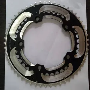 2 כפול BCD130 39/53T chainrings, BCD 130 46/56T crankset, BCD110 34/50T כביש chainrings