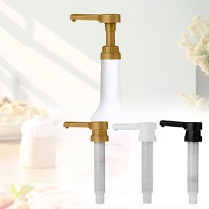 Pompe distributrice de sirop de café SY personnalisable en noir, or, blanc, 8cc, 10cc, distributeur alimentaire en plastique pour bouteille de sirop - Product Image 1