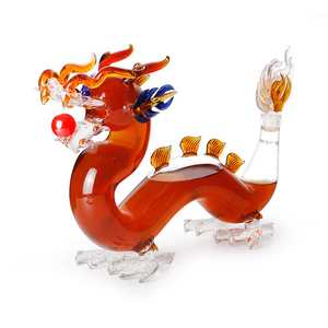 Chaud!!! Bouteilles à liqueur <span class=keywords><strong>en</strong></span> verre transparent <span class=keywords><strong>en</strong></span> forme d'animal luxueux <span class=keywords><strong>en</strong></span> forme de dragon Carafe à whisky Logo personnalisé OEM - Product Image 4