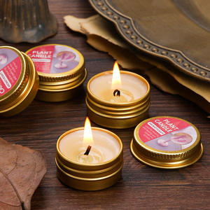 Bougie de voyage parfumée OEM, logo personnalisé, cires parfumées en gros, aromathérapie, <span class=keywords><strong>cire</strong></span> en boîtes avec étiquette privée, cires de <span class=keywords><strong>soja</strong></span> pour diffuseurs - Product Image 2