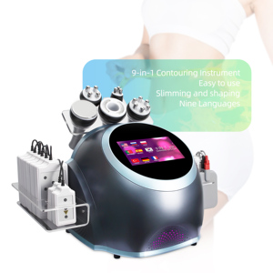 เครื่องมือมืออาชีพ 9-in-1 80K Cavitation RF Lipo Laser สำหรับปรับรูปร่างและกระชับผิว สำหรับร้านเสริมสวย - Product Image 2