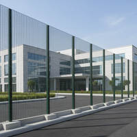 Clôture en treillis métallique anti-escalade 358 haute sécurité, galvanisée HDG + revêtement en poudre, durable et facile à assembler – Prix de gros usine