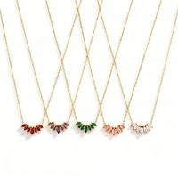 Collar con Colgante Personalizado de Moda, Cadenas Finas de Cobre, Joyería para Mujer, Regalos para Fiestas