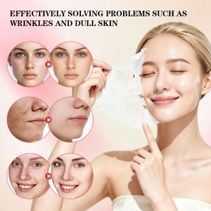 แผ่นมาส์กหน้าซูเปอร์ฟู้ด กวางตุ้ง ผลิตภายใต้แบรนด์ส่วนตัว (OEM) มะเขือเทศ บลูเบอร์รี่ อะโวคาโด เพื่อผิวกระจ่างใส ชุ่มชื้น สำหรับมือและใบหน้า วีแกน ขายส่ง - Product Image 1