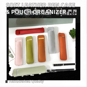 Étui pour stylo en PU de petite taille spécifique aux clés USB, pochette portable, protection simple, accessoire technologique en microfibre douce, organisateur - Product Image 2