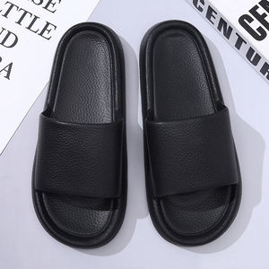 Erkek düz Eva ayakkabı slaytlar özel Logo Sandal Unisex ev deri slaytlar terlik özel Logo ile erkekler için - Product Image 4