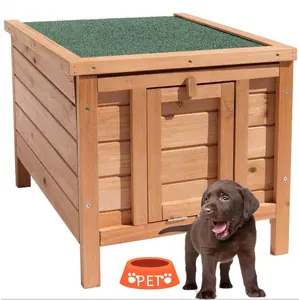 Jaalex-niche en bois pour chiens, livraison rapide, niche d'extérieur étanche, maisons pour chiots mignons en vente