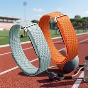 Correa de nailon a precio económico para pulseras Google <span class=keywords><strong>Fitbit</strong></span> Air, correas de repuesto ajustables con cierre de gancho y bucle, fábrica mayorista de China - Product Image 1