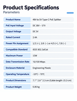 Zigbee 3.0 PoE Ethernet Gateway Desain Bar USB Koordinator Zigbee Kompatibel dengan Home Assistant Zigbee2MQTT Tuya Smart Home Hub