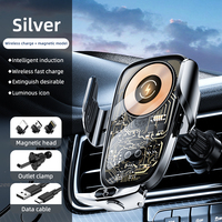Nouveau chargeur sans fil à induction pour voiture, charge rapide 15W, portable, sans fil, mobile