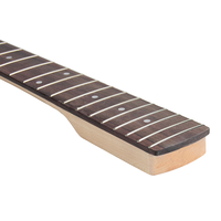 Manche de guitare basse JZ personnalisé en Satin transparent à 4 cordes, 21 frettes avec manche en bois de rose