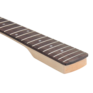 Perno de 21 trastes personalizado, raso transparente, 4 cuerdas, arce canadiense, <span class=keywords><strong>JZ</strong></span>, bajo, cuello de guitarra con diapasón de palisandro - Product Image 6