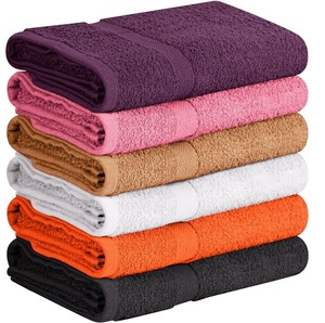 Toalla de Baño de Algodón Suave de Color Sólido, Secado Rápido, Altamente Absorbente, Ecológica, para el Hogar, Hotel, Spa, Ligera, Cómoda, para Uso Diario - Product Image 1