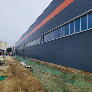 Grande structure en acier préfabriquée pour <span class=keywords><strong>entrepôt</strong></span>, garage, hangar de stockage, atelier, école, centre commercial, bâtiment industriel, hangar de conception industrielle, bâtiment <span class=keywords><strong>d</strong></span>'usine - Product Image 4