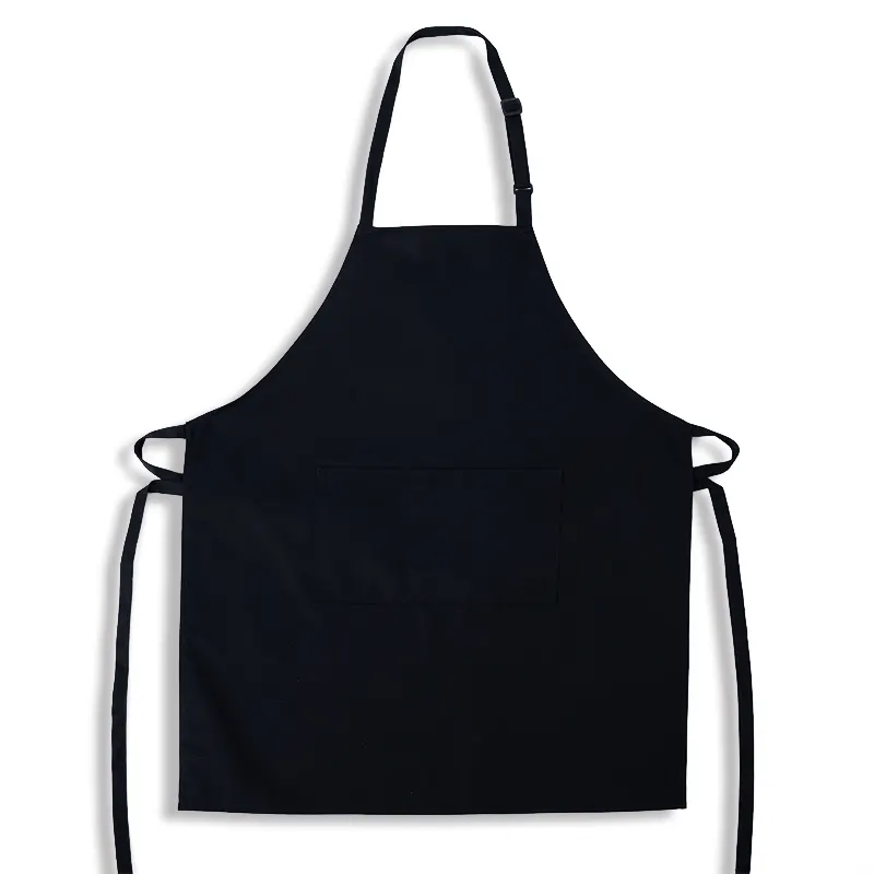 KEFEI Wasserdicht Öl feste Lätzchen Polyester Schürze Benutzer definiertes Logo Doppels chnalle Verstellbare Taschen Schürze Restaurant BBQ Chef Work