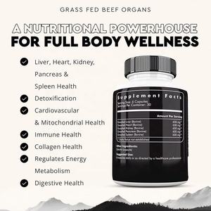 Vente flash : Complément alimentaire premium à base de bœuf nourri à l'herbe - 500 mg par capsule, formule non-OGM - Product Image 4