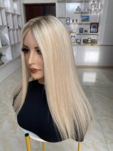 Postizo de Repuesto al por Mayor, con Cutícula Alineada, Base de Seda Invisible y Transpirable de 9x9, para Mujer # SBT18-60 - Product Image 5