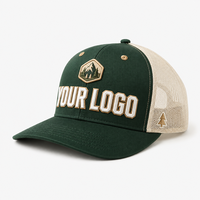 Topi Trucker Grosir Custom Polos Berbahan Katun dengan Bagian Belakang Berjaring, Model Terstruktur, Snapback, Pinggiran Melengkung, untuk Olahraga Luar Ruangan dan Baseball