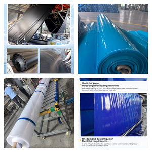 Géomembrane HDPE anti-infiltration pour bassins piscicoles, aquaculture, piscines, <span class=keywords><strong>terrasses</strong></span>, toitures, balcons, jardins et fermes piscicoles - Product Image 4