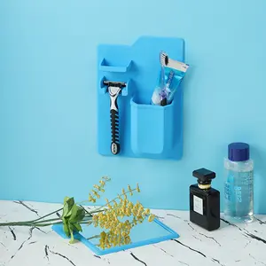 Espejo de silicona de moda de 14,5x16,5x13cm, espejo autoadhesivo irrompible para afeitar, maquillaje, ducha, silicona, para viaje, baño, 1 ud. - Product Image 3