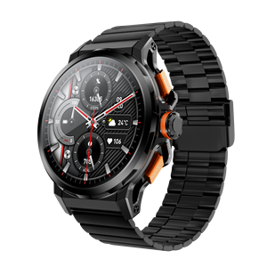 Montre connectée SK43 AMOLED à écran tactile pour homme, appels Bluetooth, chargeur sans fil, étanche IP68, suivi d'activité, moniteur de fréquence cardiaque, World 5-10 - Product Image 1