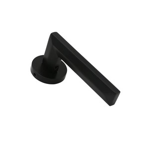 Poignée de <span class=keywords><strong>porte</strong></span> moderne en alliage d'aluminium multicolore, avec couvercle de serrure, pour ensemble de serrures à levier de <span class=keywords><strong>porte</strong></span> intérieure en bois, directement de l'usine - Product Image 2