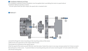 G + GHC GA Series Self-aligning Type Middle Harmonic Diver avec transmission de précision à faible jeu - Product Image 3