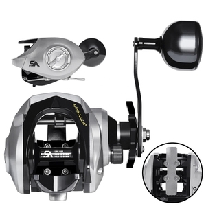 Nouvelle Moulinette de Pêche Spinning Extra-Large à Manivelle Gauche pour Eau Salée, Pêche au Black Bass et au Seabass; Moulinette de Pêche de Qualité Export - Product Image 1