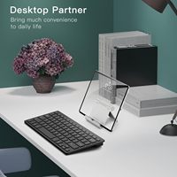Dudukan Tablet, pemegang Desktop portabel dapat diatur, Dok dapat dilipat untuk IPad/iPad Pro/Air/Mini, Galaxy Tab A8/A7, Kindle, Tab