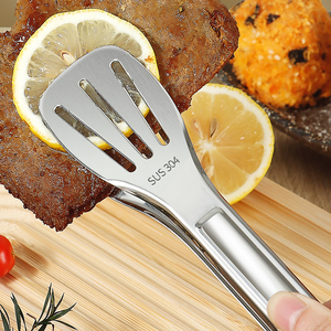 Stainless Steel Food Clips Multipurpose Kitchen <b>Tongs</b> For Cooking <b>Serving</b> Baking Barbecue Steak Vegetables Bread Pastry - Product Image 3