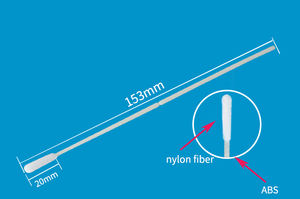 आइसलियन प्रयोगशाला नमूना नमूना संग्रह बcal फ्लोक्ड नायलॉन स्वैब स्टिक डाना के लिए छड़ी - Product Image 6