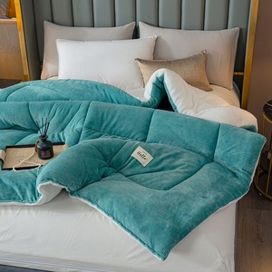 Manta ChamXue, <span class=keywords><strong>edredón</strong></span> de invierno de estilo europeo ecológico con estampado de terciopelo de leche, <span class=keywords><strong>edredón</strong></span> grueso de poliéster, suave, cómodo y cálido - Product Image 6