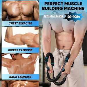 Entrenador de Brazos Ajustable, Potenciador de Fuerza Muscular, Fortalecedor de la Parte Superior del Cuerpo, Expansor de Pecho - Product Image 3