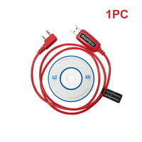 Pasokan langsung dari Pabrik Baofeng K kabel Data USB tipe dengan CD untuk Radio dua arah Baofeng 888s UV5R UV82 pemrograman