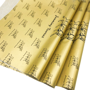 Розовое золото, металлический принт, роскошный Пользовательский логотип 17 г/м2, оберточная бумага/шелковая бумага для одежды, шелковая бумага - Product Image 3