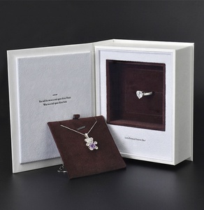 Luxury Custom Logo Cardboard <strong>Gift</strong> Box for Jewelry <strong>Featuring</strong> Matt Lamination Embossing UV Coating Printing Handlings - Product Image 3