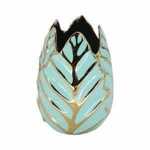 Vaso in ceramica moderno scolpito, decorazione d'accento per soggiorno, camera da letto, tavolo, ufficio, mensola - Product Image 1