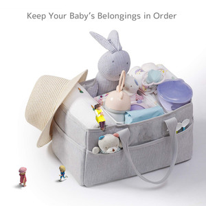 Grande Station de Change Portable en Polyester Résistant à l'Eau, Organisateur de Couches pour Bébé avec Rangement, <span class=keywords><strong>Cadeau</strong></span> Idéal pour la Naissance - Product Image 4