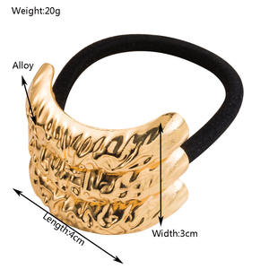 ยางรัดผมแบบขายส่ง กำไลข้อมือแบบเกาหลี เครื่องประดับผมแบบสครันชี มีลาย - Product Image 2