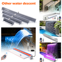 Lumière LED subaquatique ultra-mince de 7,5 mm, nouvelle génération, SMD 316SS en acier inoxydable, 12 V AC, télécommande Wifi, éclairage pour spa, piscine