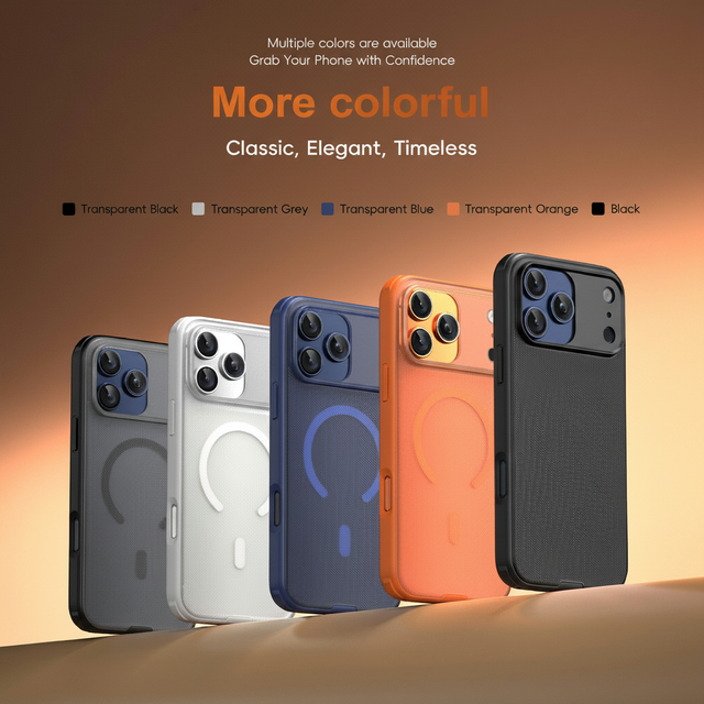 High-quality Luxury Designed 3 Dots Texture Shockproof Magnetic TPU+PC 360 Full Body Case Anti-Fingerprint for Iphones 15 Pro