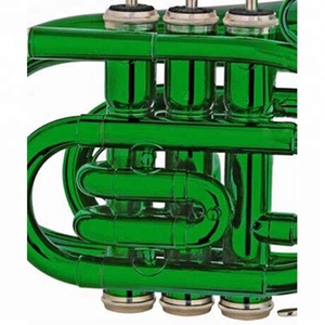 <span class=keywords><strong>Trompette</strong></span> de poche, <span class=keywords><strong>trompette</strong></span> d'entrée de gamme, rouge/vert/noir, <span class=keywords><strong>trompette</strong></span> colorée - Product Image 5