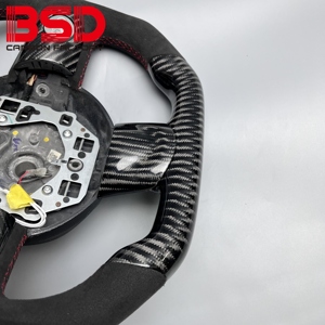 <span class=keywords><strong>Volant</strong></span> BSD en fibre de carbone pour <span class=keywords><strong>Mini</strong></span> Clubman Countryman <span class=keywords><strong>JCW</strong></span> <span class=keywords><strong>Cooper</strong></span> S F55 Custom Real 6K Carbon Fiber LED - Product Image 6
