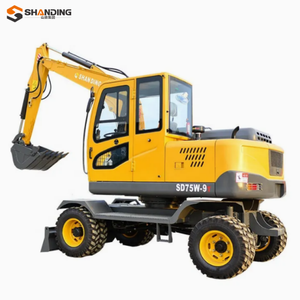 รถขุดล้อยี่ห้อ SHANDING ราคาโรงงาน เครื่องยนต์ Kubota ขนาด 7 ตัน 8 ตัน 8.5 ตัน 13 ตัน มาตรฐาน CE EPA Euro 5 รถขุดขนาดเล็ก - Product Image 2