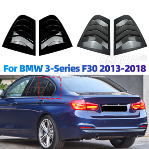 Rear <b>Window</b> Louvers Quarter Panel Side Vent Cover Sun <b>Shades</b> Sticker for BMW 3-Series F30 2013-2018 Car Accessories - Product Image 1