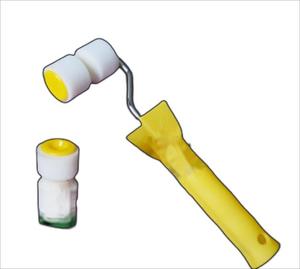 Brosse à rouleau <span class=keywords><strong>de</strong></span> <span class=keywords><strong>peinture</strong></span> en éponge 53mm <span class=keywords><strong>pour</strong></span> traitement <span class=keywords><strong>de</strong></span> <span class=keywords><strong>peinture</strong></span> sur tuyau avec poignée en <span class=keywords><strong>plastique</strong></span> <span class=keywords><strong>pour</strong></span> peindre tuyau en acier garniture <span class=keywords><strong>de</strong></span> porte - Product Image 3