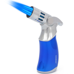 Nueva antorcha portátil de llama para Kit de ahumador de whisky, encendedor de barbacoa y logotipo personalizado, soplete de butano, antorcha de 4 llamas - Product Image 6
